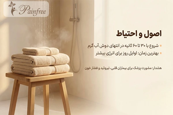 نکاتی برای دوش گرفتن با آب سرد